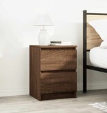 VidaXL Tv-meubel 40x35x54 cm spaanplaat bruin eikenkleurig