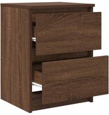 VidaXL Tv-meubel 40x35x54 cm spaanplaat bruin eikenkleurig