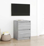 VidaXL Tv-meubel 40x35x54 cm spaanplaat grijs sonoma