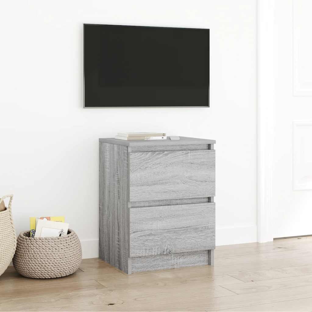 VidaXL Tv-meubel 40x35x54 cm spaanplaat grijs sonoma