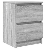 VidaXL Tv-meubel 40x35x54 cm spaanplaat grijs sonoma