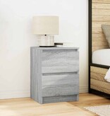 VidaXL Tv-meubel 40x35x54 cm spaanplaat grijs sonoma