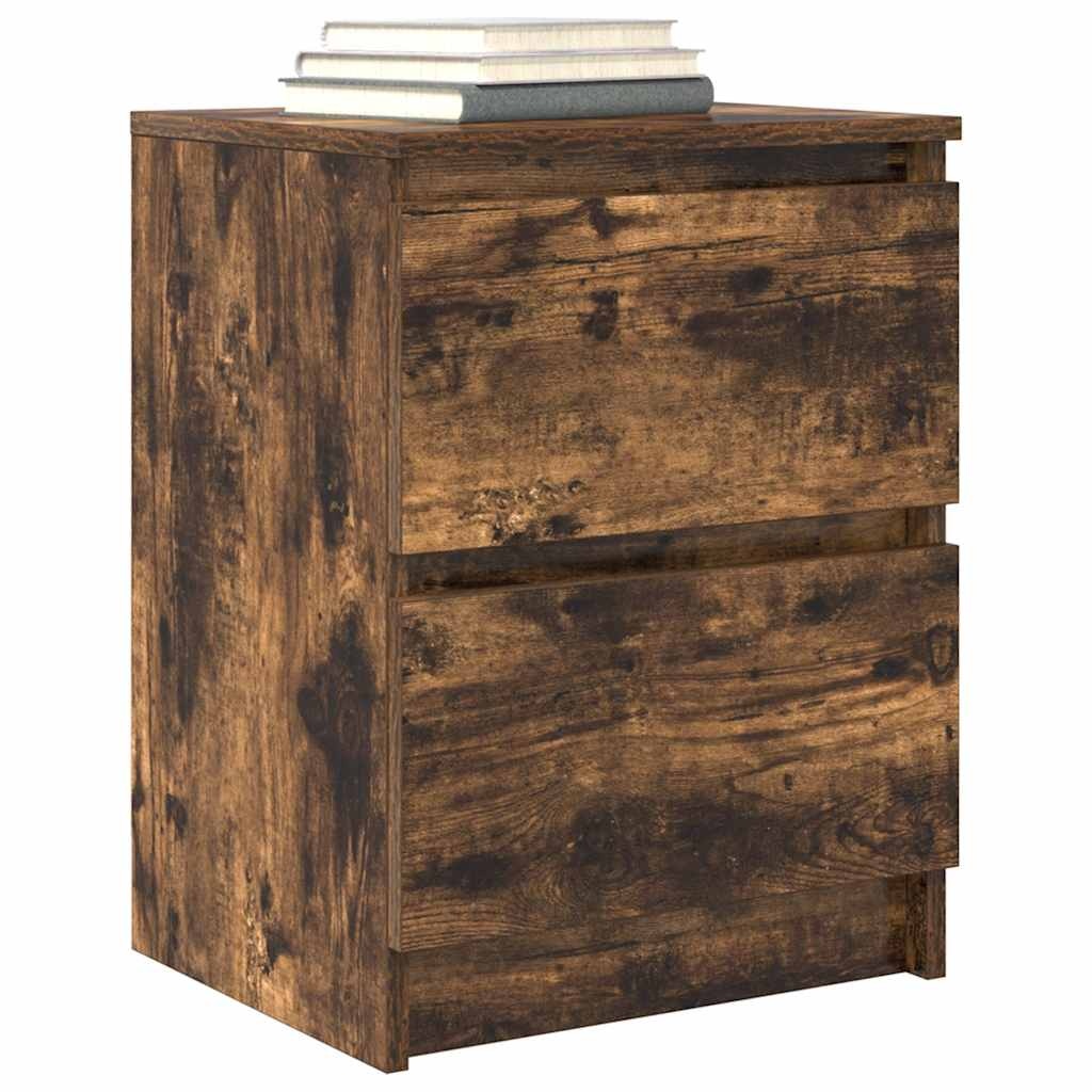 VidaXL Tv-meubel 40x35x54 cm spaanplaat gerookt eikenkleurig