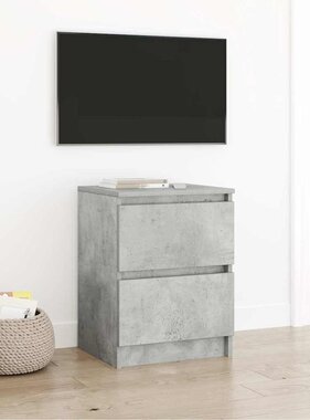 VidaXL Tv-meubel 40x35x54 cm spaanplaat betongrijs