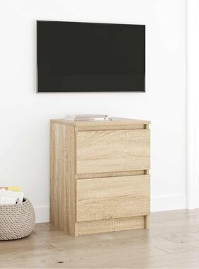 VidaXL Tv-meubel 40x35x54 cm spaanplaat sonoma eikenkleurig