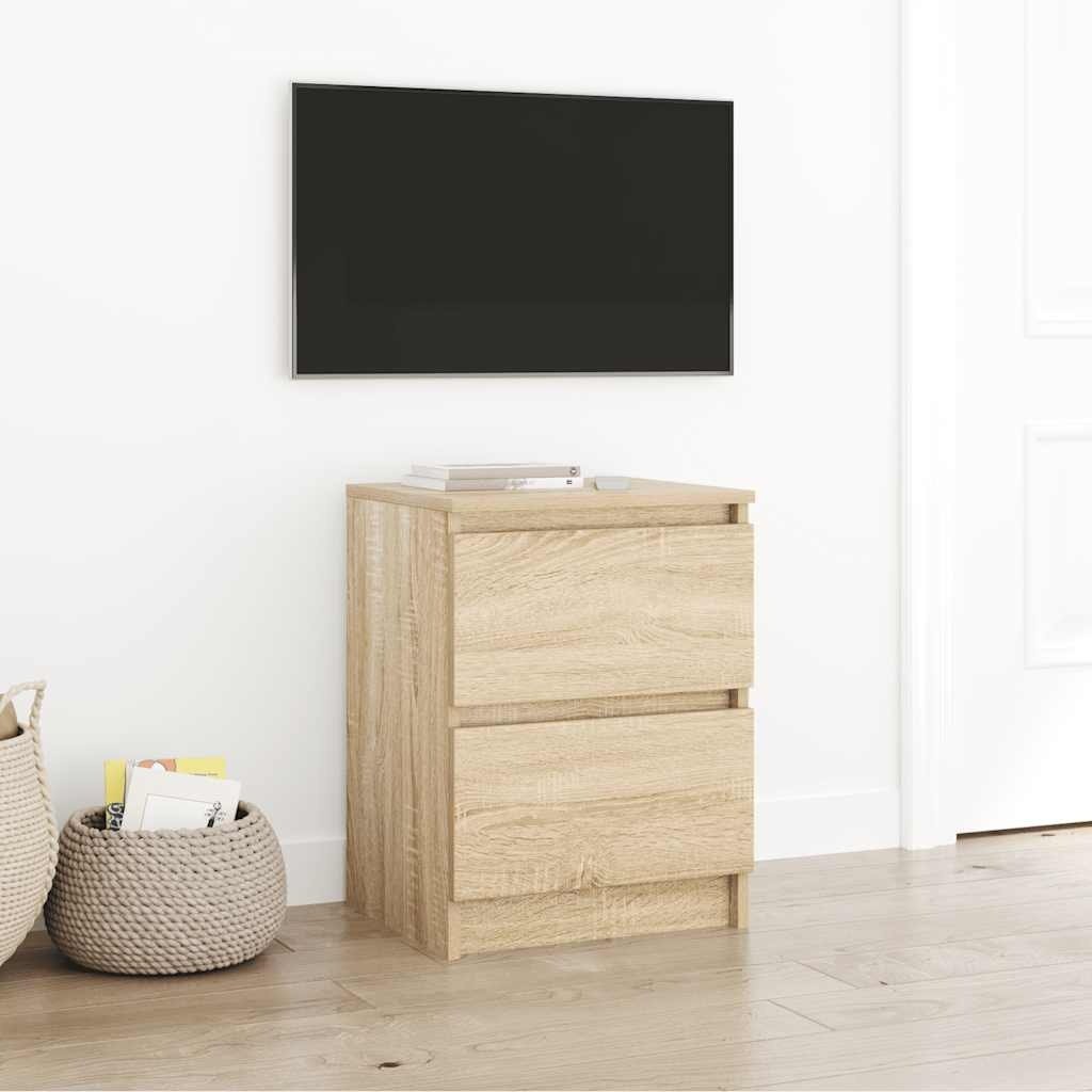 VidaXL Tv-meubel 40x35x54 cm spaanplaat sonoma eikenkleurig