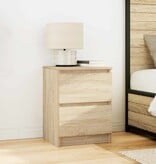 VidaXL Tv-meubel 40x35x54 cm spaanplaat sonoma eikenkleurig
