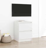VidaXL Tv-meubel 40x35x54 cm spaanplaat wit