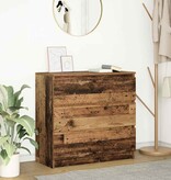 VidaXL Dressoir 80x35x76 cm spaanplaat oud hout
