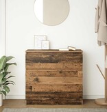 VidaXL Dressoir 80x35x76 cm spaanplaat oud hout