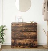 VidaXL Dressoir 80x35x76 cm spaanplaat gerookt eikenkleurig