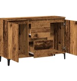 VidaXL Dressoir 102x35x70 cm bewerkt hout oud houtkleurig
