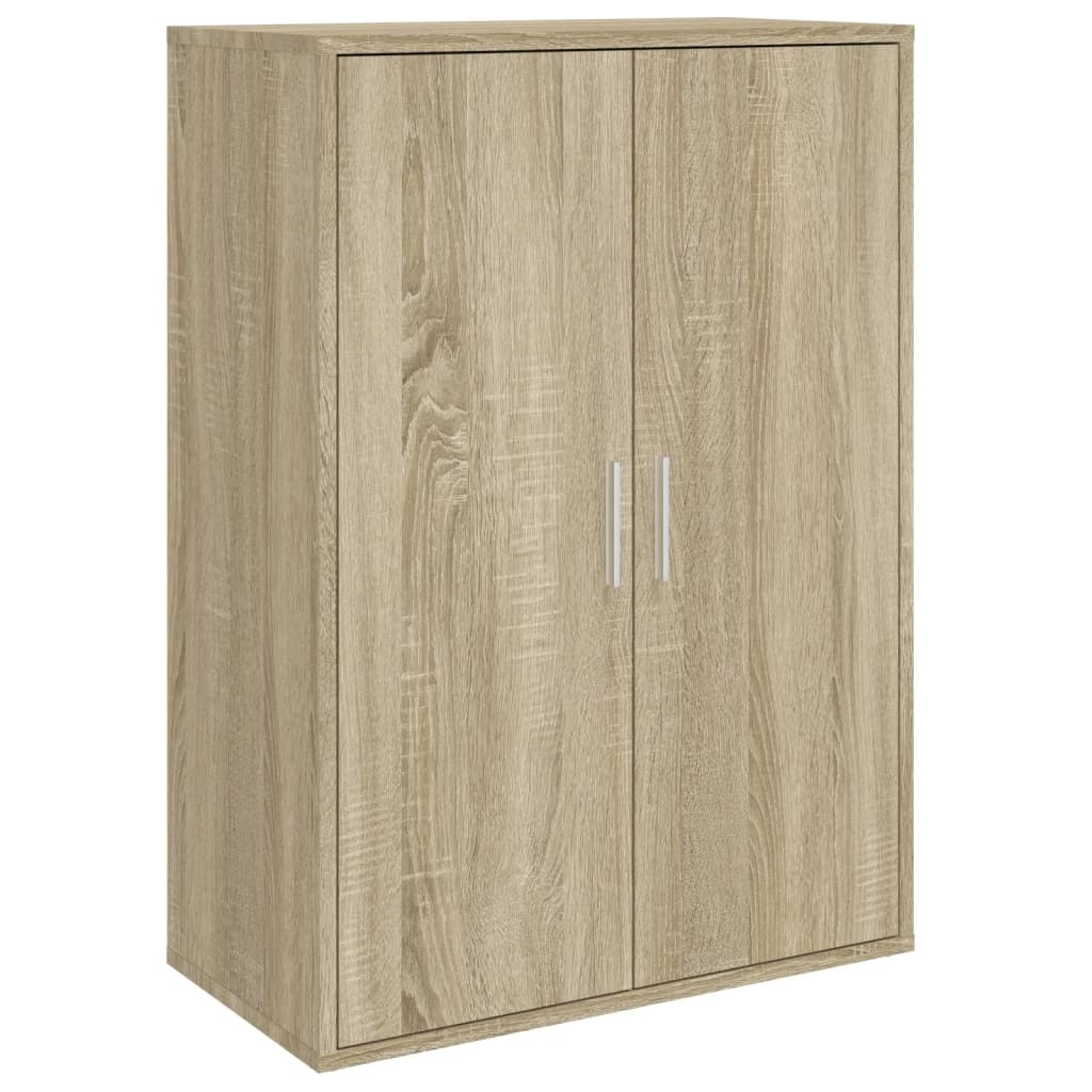 VidaXL Dressoir 60x31x84 cm bewerkt hout sonoma eikenkleurig