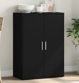 VidaXL Dressoir 60x31x84 cm bewerkt hout zwart