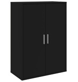 VidaXL Dressoir 60x31x84 cm bewerkt hout zwart
