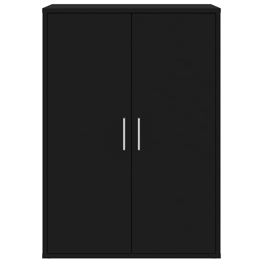 VidaXL Dressoir 60x31x84 cm bewerkt hout zwart