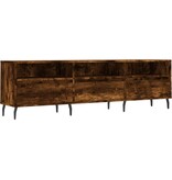 VidaXL Tv-meubel 150x30x44,5 cm bewerkt hout gerookt eikenkleurig