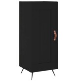 VidaXL Dressoir 34,5x34x90 cm bewerkt hout zwart
