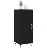 VidaXL Dressoir 34,5x34x90 cm bewerkt hout zwart