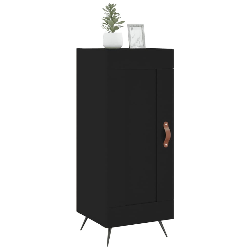 VidaXL Dressoir 34,5x34x90 cm bewerkt hout zwart