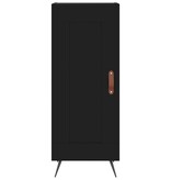 VidaXL Dressoir 34,5x34x90 cm bewerkt hout zwart