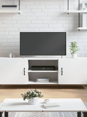 VidaXL Tv-meubel 150x30x50 cm bewerkt hout wit