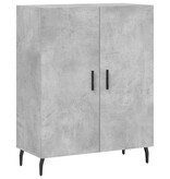 VidaXL Dressoir 69,5x34x90 cm bewerkt hout betongrijs