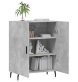 VidaXL Dressoir 69,5x34x90 cm bewerkt hout betongrijs