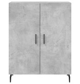 VidaXL Dressoir 69,5x34x90 cm bewerkt hout betongrijs