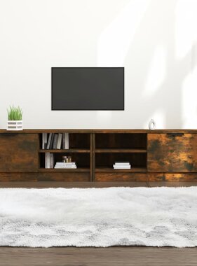 VidaXL Tv-meubelen 2 st 80x35x36,5cm bewerkt hout gerookt eikenkleurig
