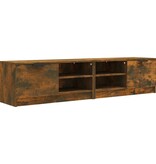 VidaXL Tv-meubelen 2 st 80x35x36,5cm bewerkt hout gerookt eikenkleurig