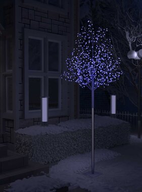 VidaXL Kerstboom 600 LED's blauw licht kersenbloesem 300 cm VidaXL Kerstboom 600 LED's blauw licht kersenbloesem 300 cm