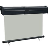 VidaXL Balkonscherm 125x250 cm grijs