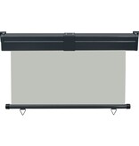 VidaXL Balkonscherm 125x250 cm grijs