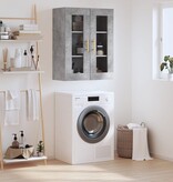 VidaXL Hangkast 69,5x34x90 cm betongrijs