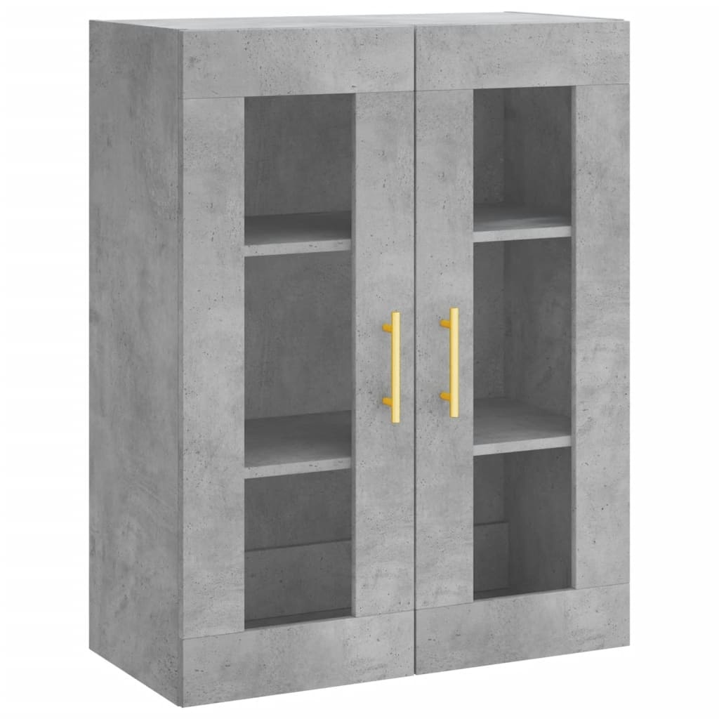 VidaXL Hangkast 69,5x34x90 cm betongrijs