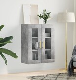 VidaXL Hangkast 69,5x34x90 cm betongrijs
