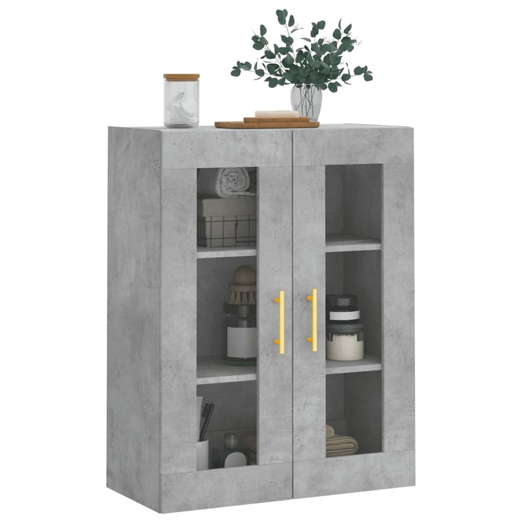 VidaXL Hangkast 69,5x34x90 cm betongrijs