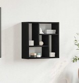 VidaXL Wandplank 45x16x45 cm spaanplaat zwart eikenkleurig