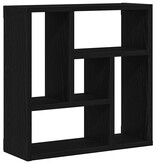 VidaXL Wandplank 45x16x45 cm spaanplaat zwart eikenkleurig