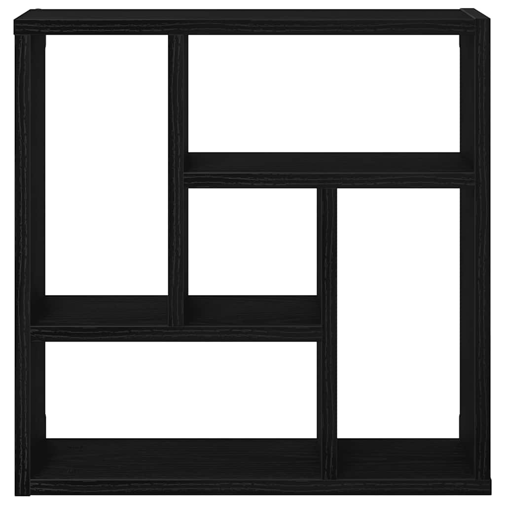 VidaXL Wandplank 45x16x45 cm spaanplaat zwart eikenkleurig