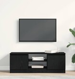 VidaXL Tv-meubel 102x30x36 cm spaanplaat zwart eikenkleurig