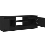 VidaXL Tv-meubel 102x30x36 cm spaanplaat zwart eikenkleurig