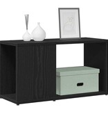 VidaXL Tv-meubel 60x24x32 cm spaanplaat zwart eikenkleurig
