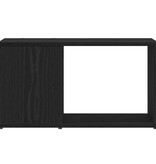 VidaXL Tv-meubel 60x24x32 cm spaanplaat zwart eikenkleurig