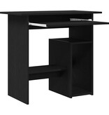 VidaXL Bureau 80x45x74 cm spaanplaat zwart eikenkleurig