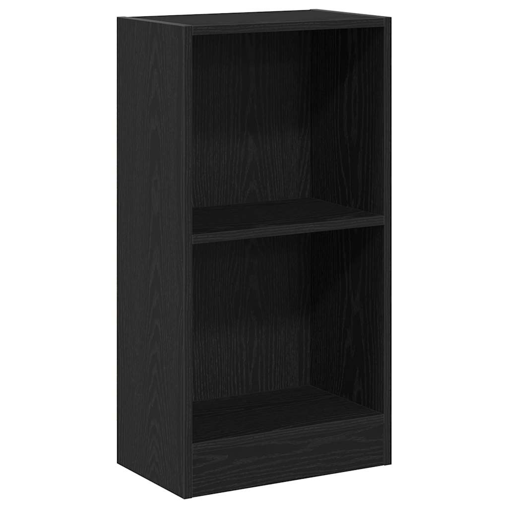 VidaXL Boekenkast 40x24x76 cm spaanplaat zwart eikenkleurig