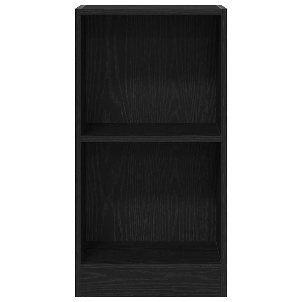 VidaXL Boekenkast 40x24x76 cm spaanplaat zwart eikenkleurig