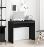 VidaXL Bureau 90x40x72 cm spaanplaat zwart eikenkleurig