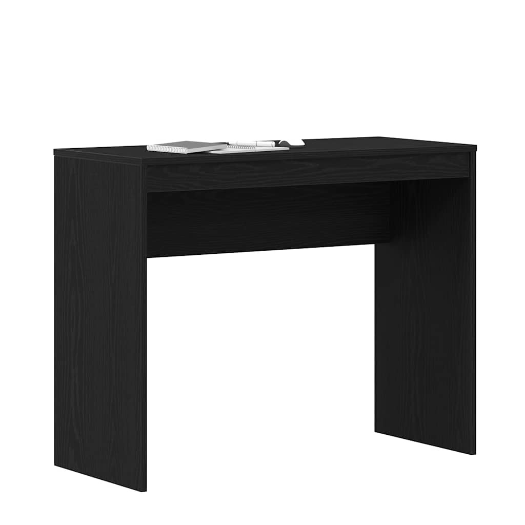 VidaXL Bureau 90x40x72 cm spaanplaat zwart eikenkleurig
